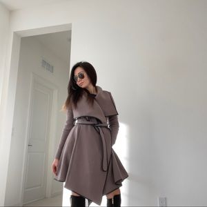 BCBG brown coat - Size XXS.  Never worn but does not have tags attached.